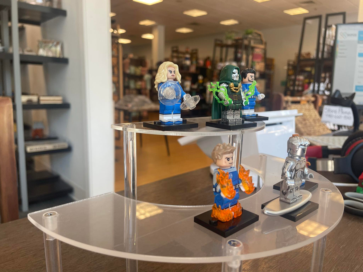 Fantastic 4: Mr. Fantastic, Invisible Woman, Human Torch, Thing, Silver Surfer, Dr Doom. ALL FIGURES $6 EACH BUY 5 GET 1 FREE!!