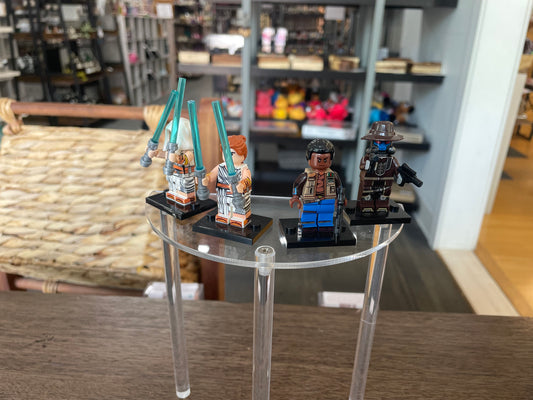 Star Wars: Rey/ Hooded Rey/ Finn/ Cad Bane. $6 Buy 5 Get 1 Free