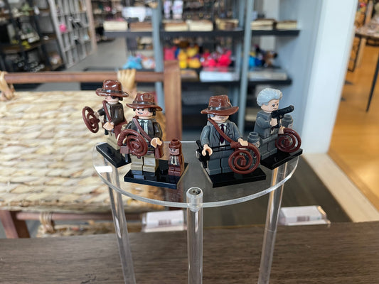 Indiana Jones, Indiana Jones (Tie), Old Indie with or w/o hat. $6 Each Buy 5 GET 1 FREE!!!