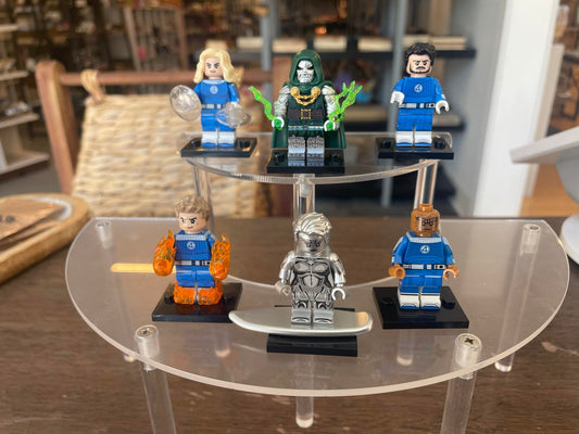 Fantastic 4: Mr. Fantastic, Invisible Woman, Human Torch, Thing, Silver Surfer, Dr Doom. ALL FIGURES $6 EACH BUY 5 GET 1 FREE!!