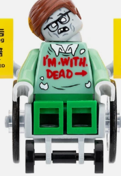 Celebrities: Zombie Stephen Hawking. All Figures ON WHOLE SITE are Buy 5 Get 1 Free