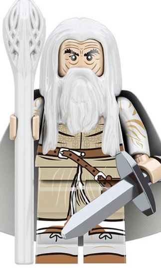 Lord of the Rings Gandalf Grey/White & Saruman. $6 Each Buy 5 Get 1 Free!
