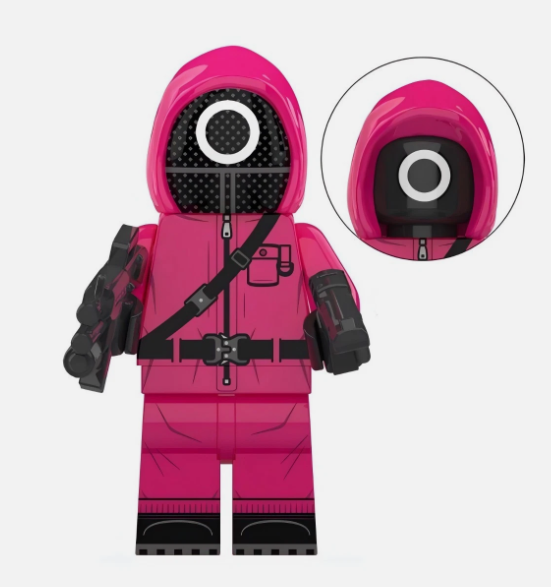 Squid Games: Masked Worker. All Figures ON WHOLE SITE are Buy 5 Get 1 Free