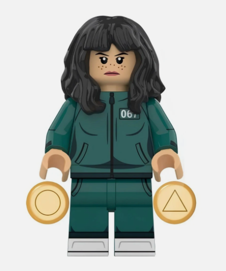 Squid Games: Player 067. All Figures ON WHOLE SITE are Buy 5 Get 1 Free