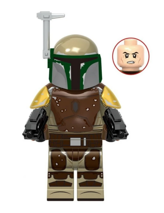 Star Wars- Heroes: Mandalorian Warrior (Brown/Tan/Gold).