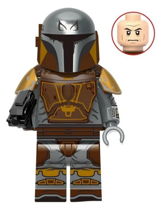 Star Wars- Heroes: Mandalorian Warrior (Brown/Gold/Silver)