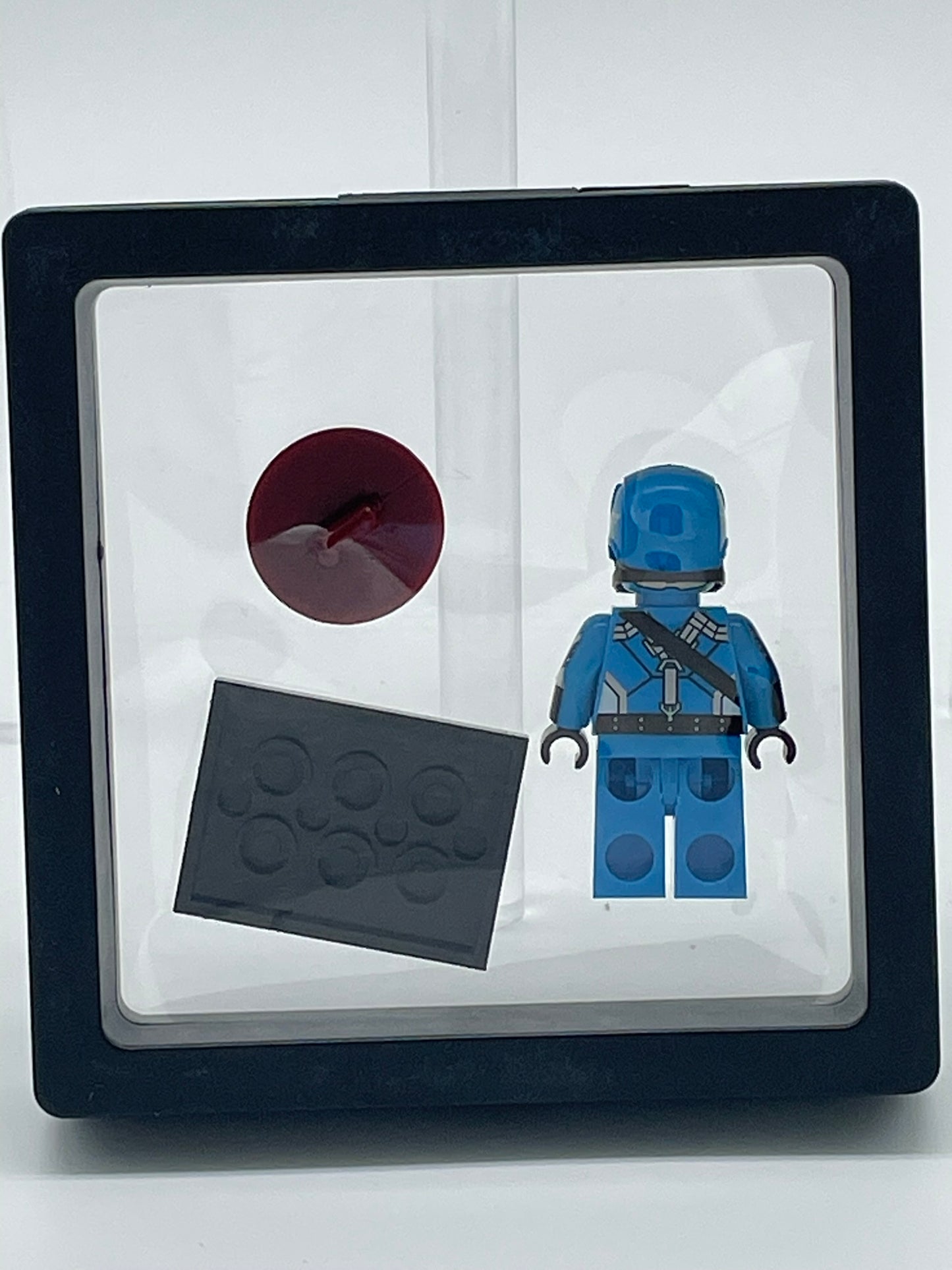 Marvel Comics: Captain America (light blue).
