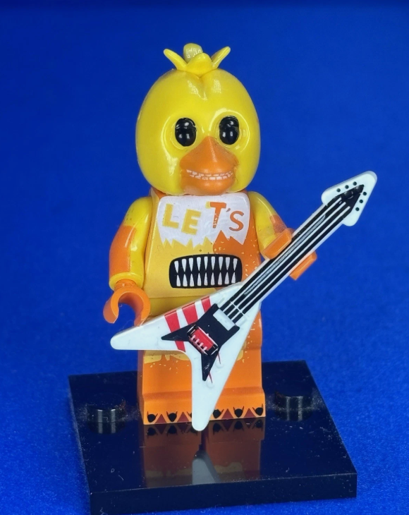 FNAF: Chica w/ Guitar.  All Figures ON WHOLE SITE are Buy 5 Get 1 Free