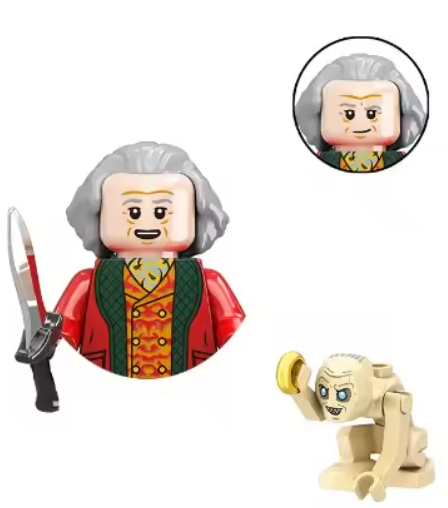 LOTR: Old Bilbo (Red). All Figures ON WHOLE SITE are Buy 5 Get 1 Free