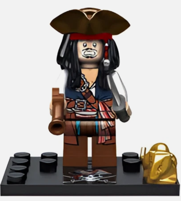 Pirates of the Caribbean: Captain Jack Sparrow.