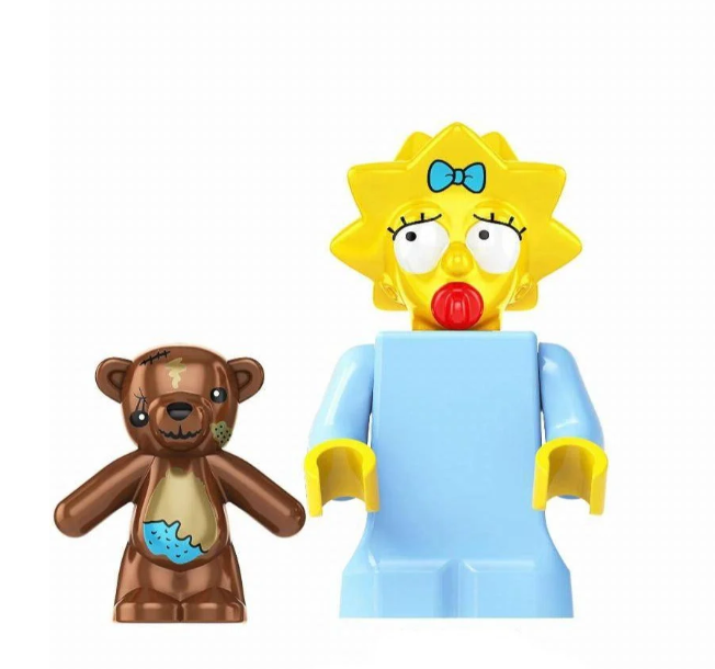 The Simpsons: Maggie Simpson w/ Teddy.