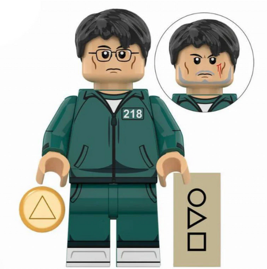 Squid Games: Player 218. All Figures ON WHOLE SITE are Buy 5 Get 1 Free