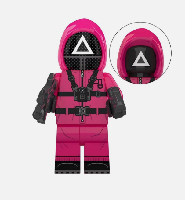 Squid Games: Masked Soldier. All Figures ON WHOLE SITE are Buy 5 Get 1 Free