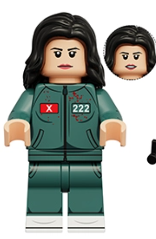 Squid Games: Player 222. All Figures ON WHOLE SITE are Buy 5 Get 1 Free