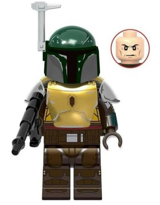 Star Wars- Heroes: Mandalorian Warrior (Gold/Silver/Green).